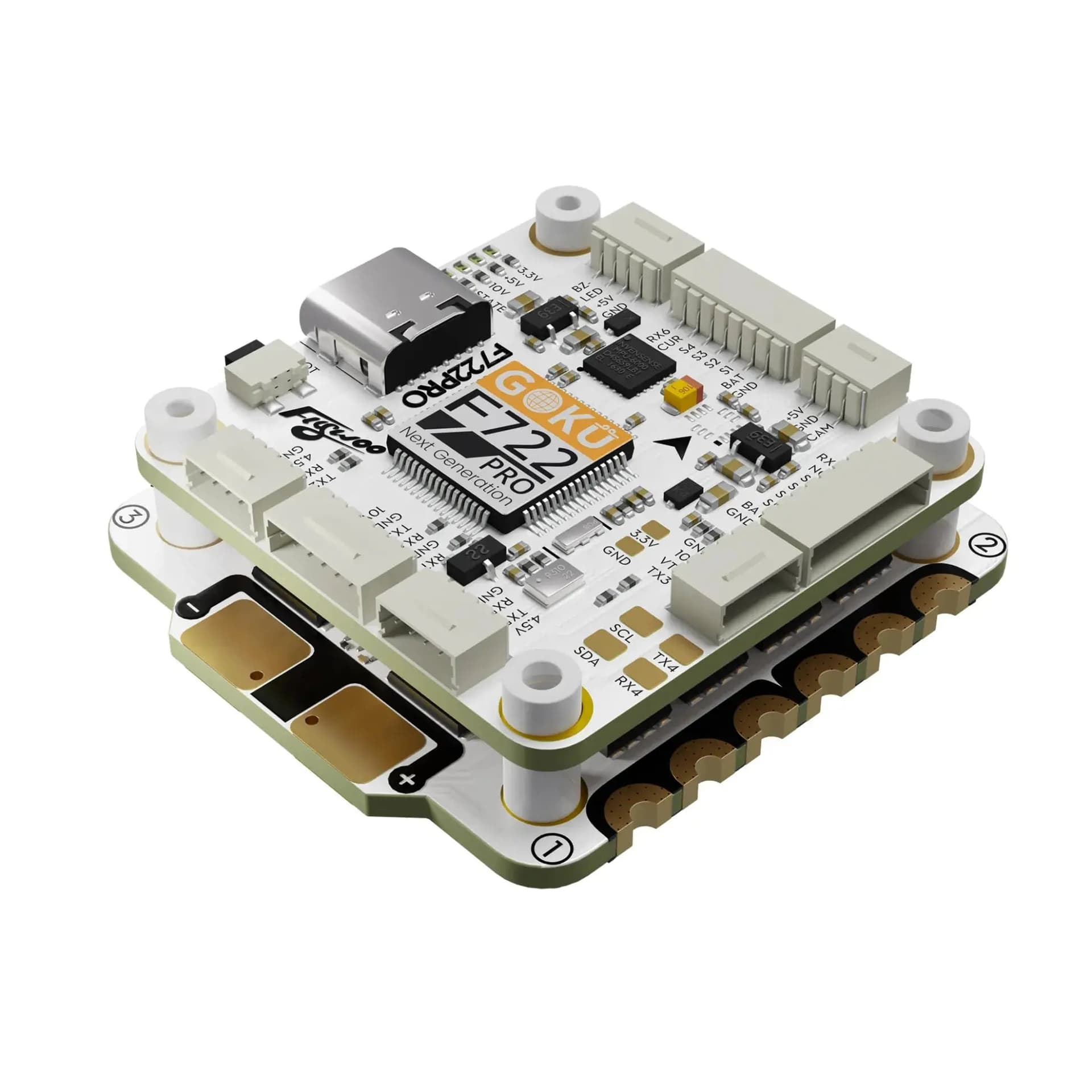 Flywoo GOKU F722 Pro V2 55A 32Bit 128K 30X30 Stack for fpv drones 4