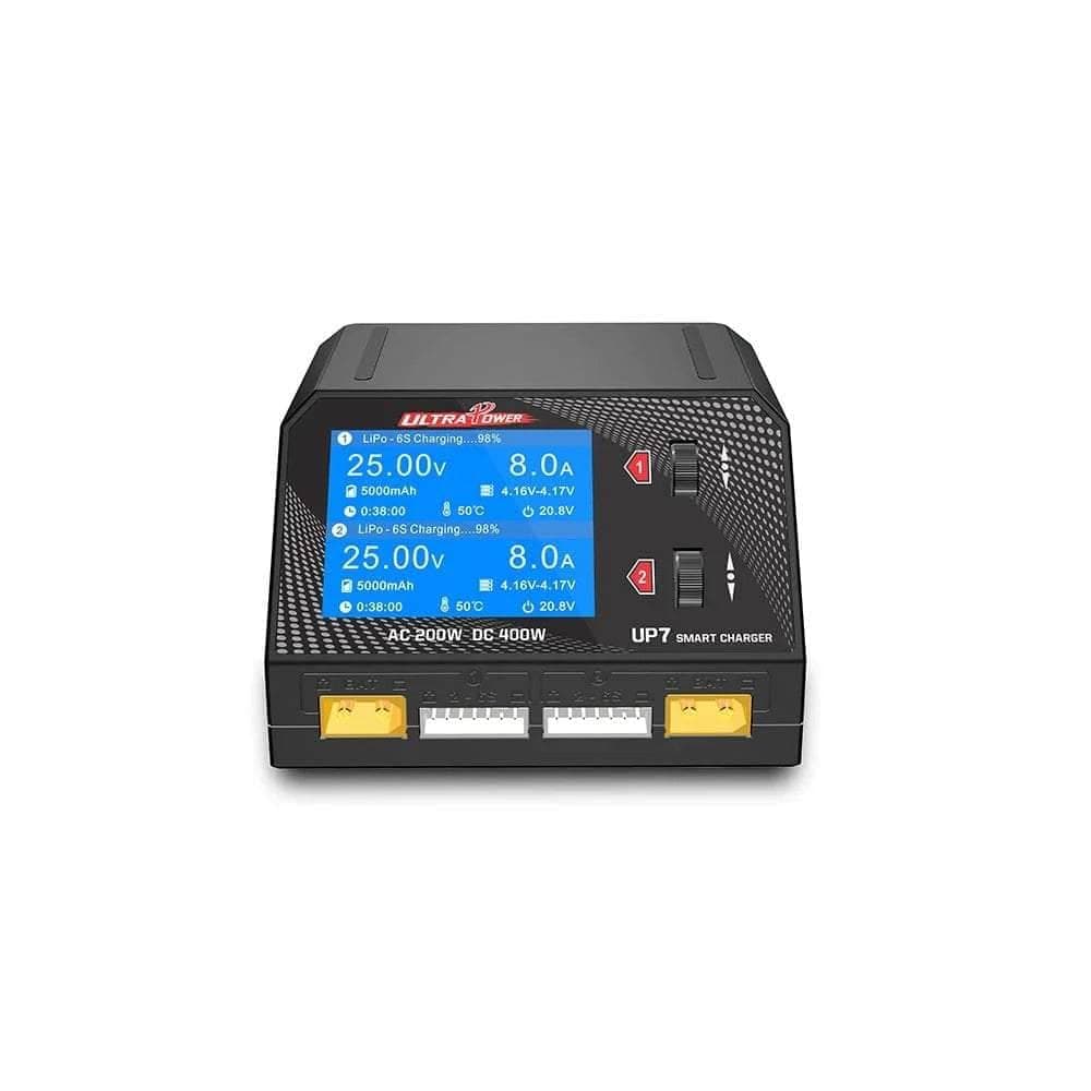 UltraPower UP7 400W 10A 1-6S Dual Channel AC/DC Smart Charger for fpv drones 1