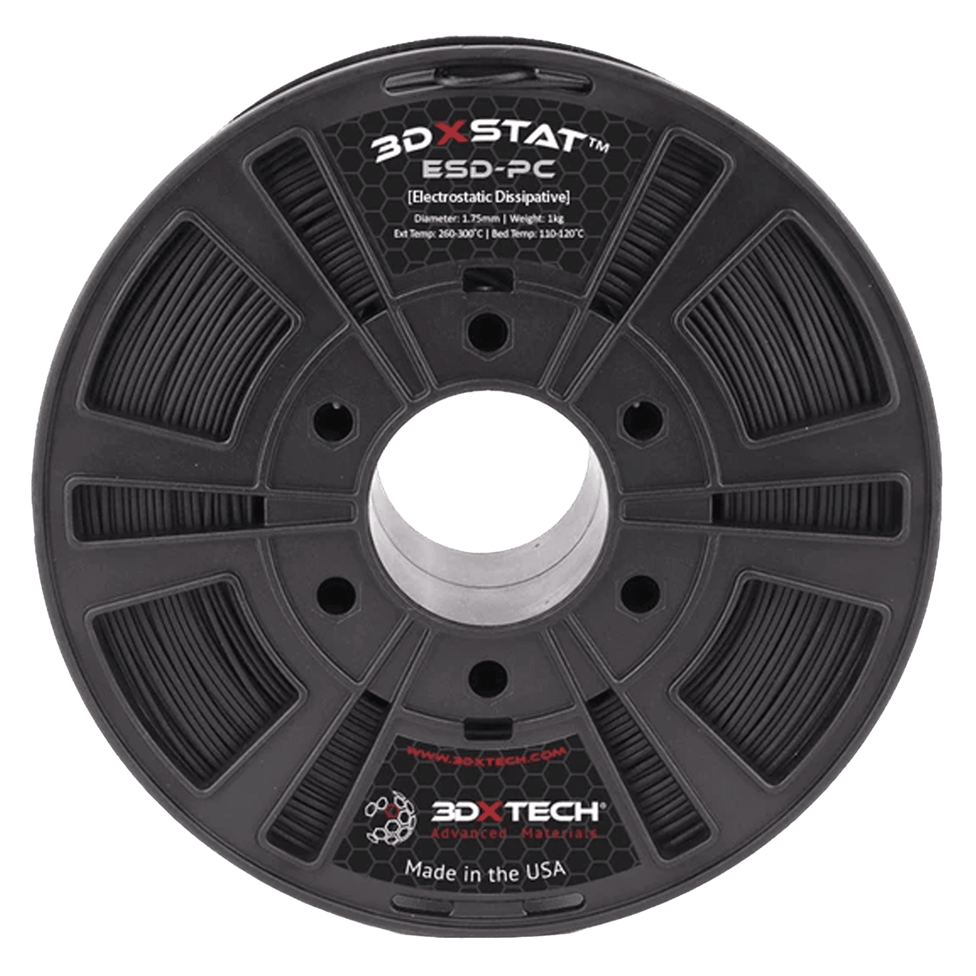 3DXTech 3DXSTAT ESD-PC 1.75mm Filament 750g