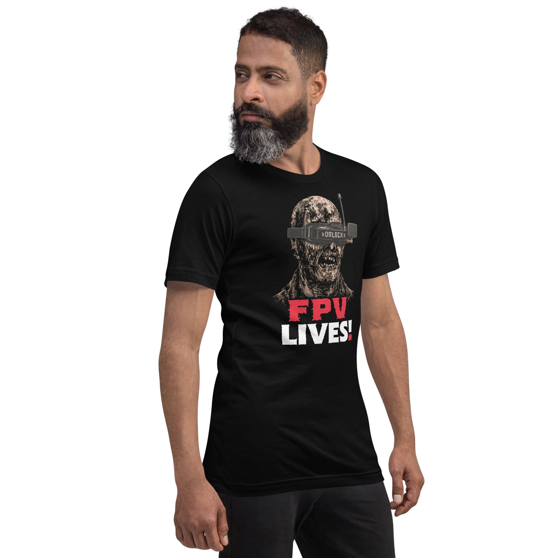 xORLOCKx "FPV LIVES" FPV Horror Tee for fpv drones 5