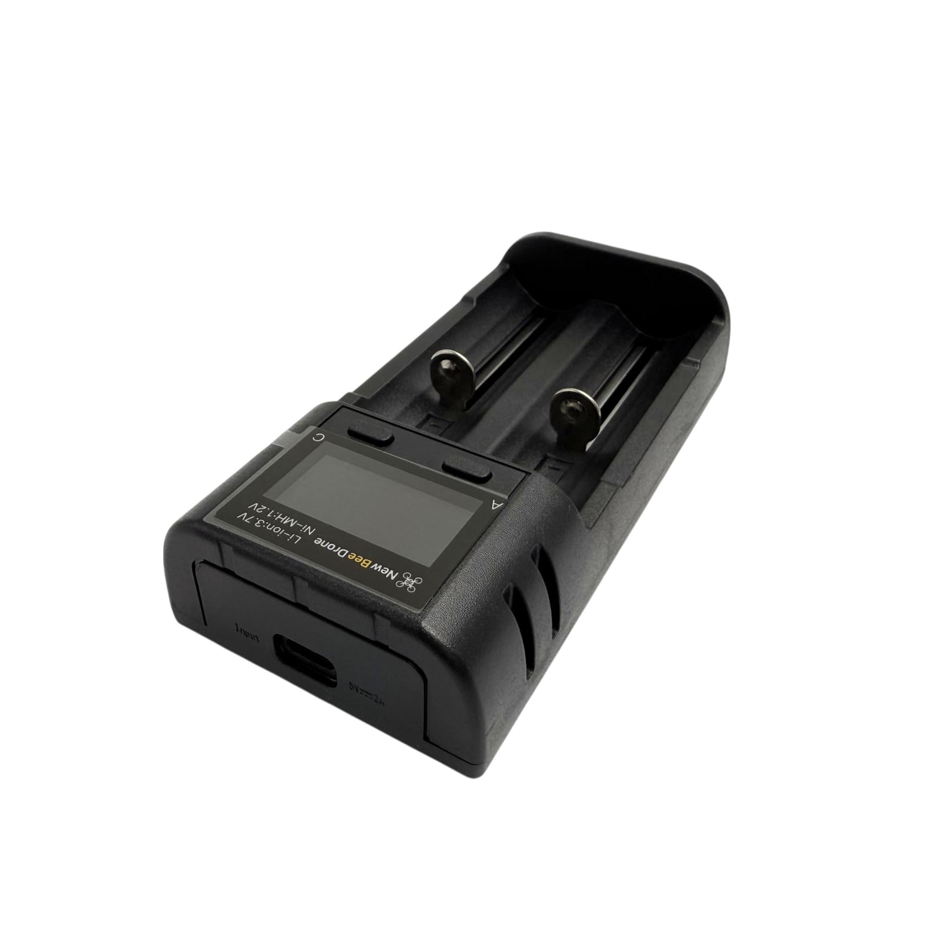 NewBeeDrone Nectar Injector Cylindro Charger – Dual-Slot USB-C Charger for 18650/21700 & NiMH/NiCD