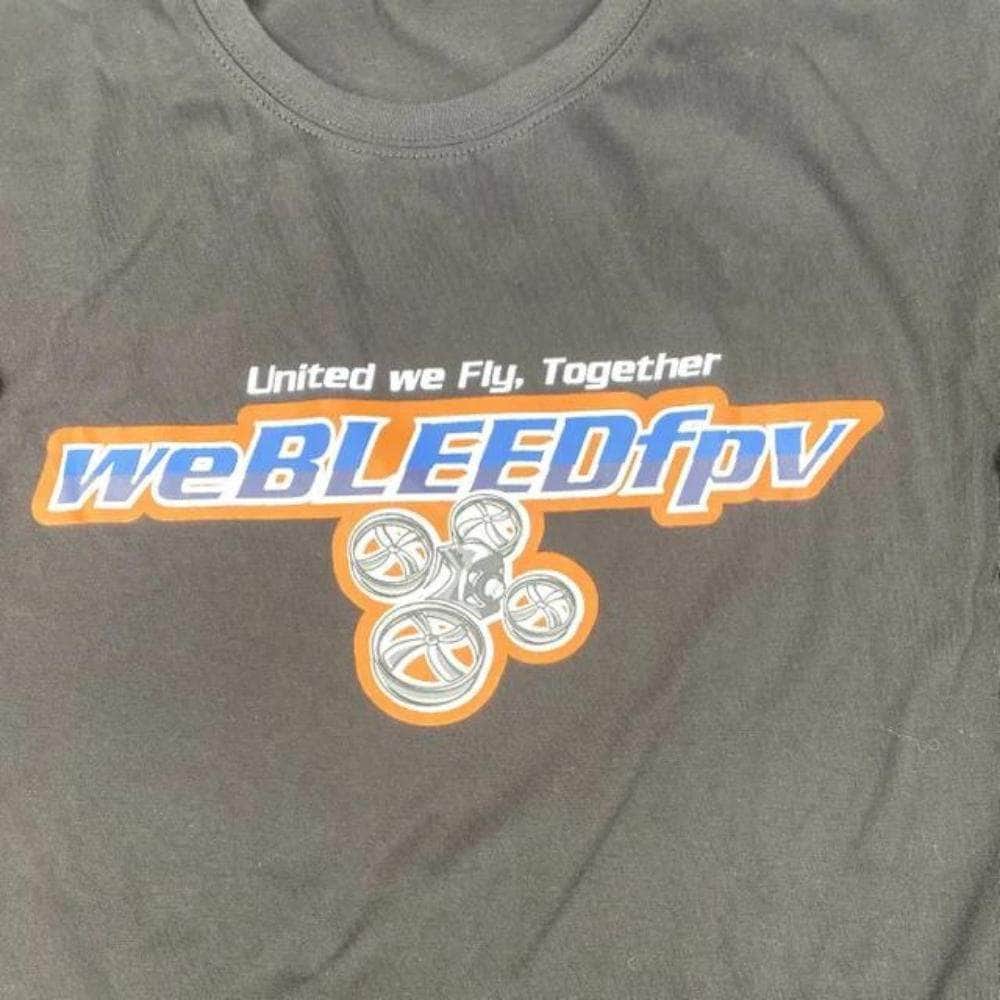 weBLEEDfpv T-Shirt for fpv drones 1