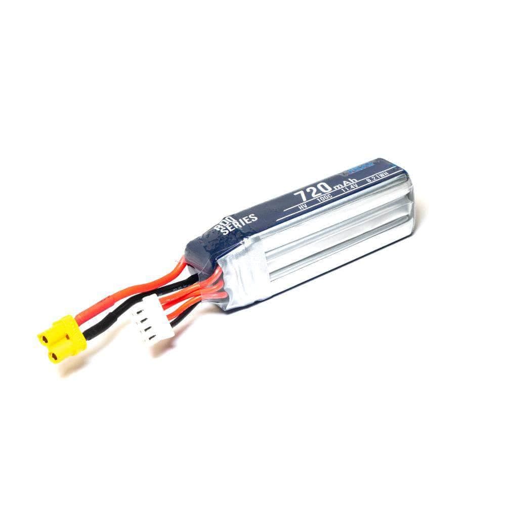 RDQ Series 11.4V 3S 720mAh 100C LiHV Whoop/Micro Battery - XT30 for fpv drones 1