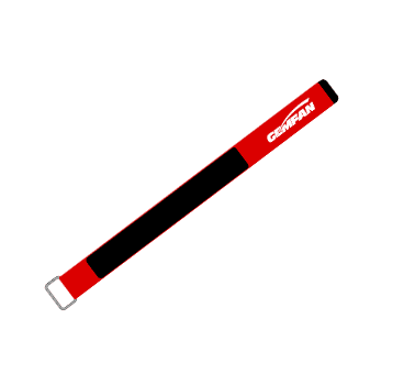 Gemfan Neon Reflective 250 x 20mm Battery Strap - Red for fpv drones