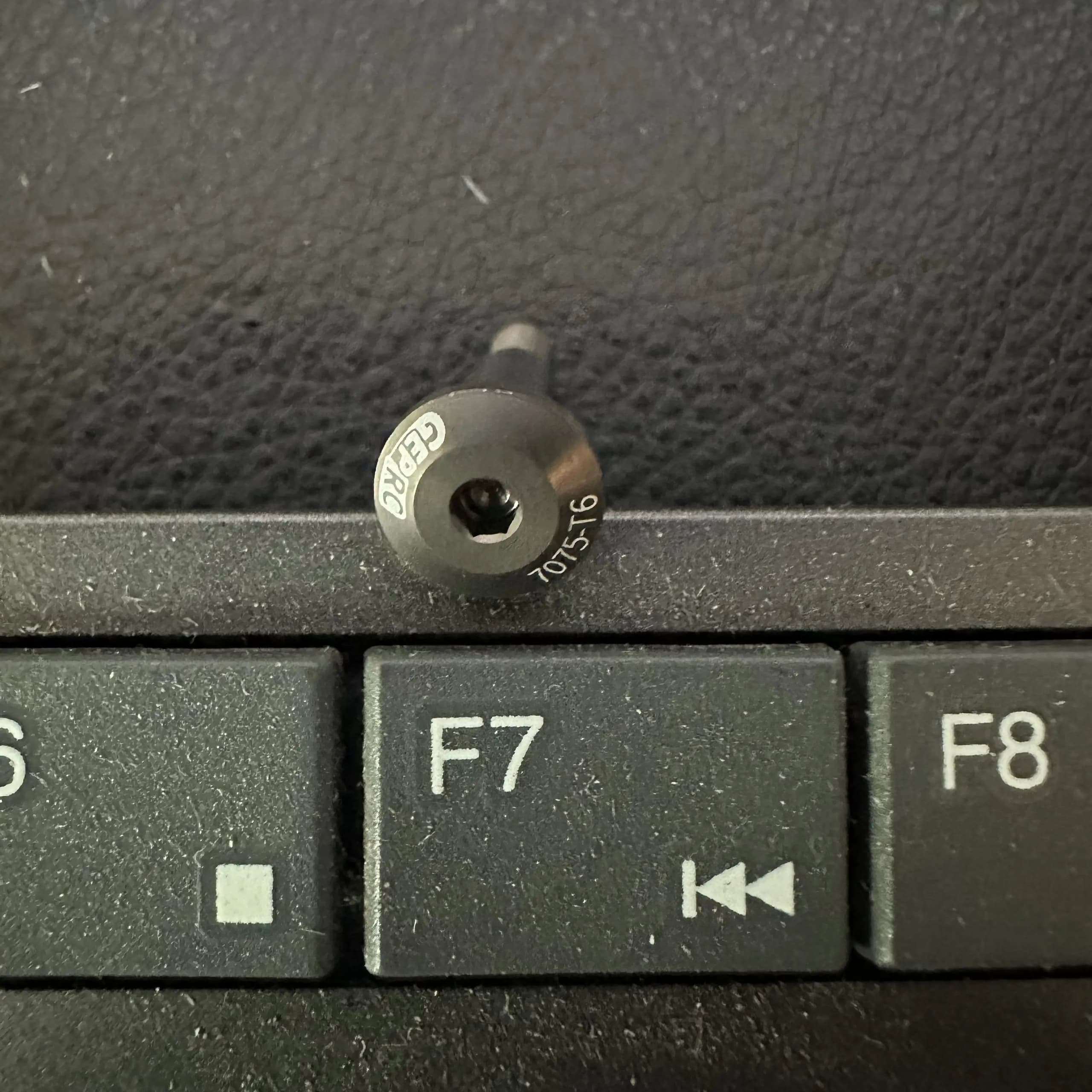 GEPRC 7075 M3*15 Titanium Color Laser Engraved Screw set of 4