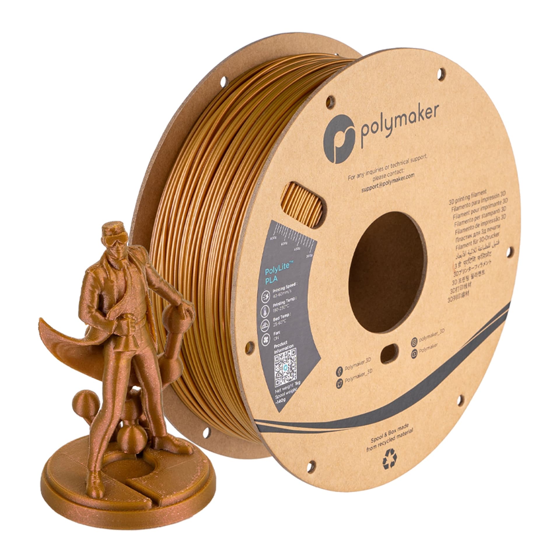 Polymaker Polylite Starlight PLA 1.75mm Filament 1kg for fpv drones 2