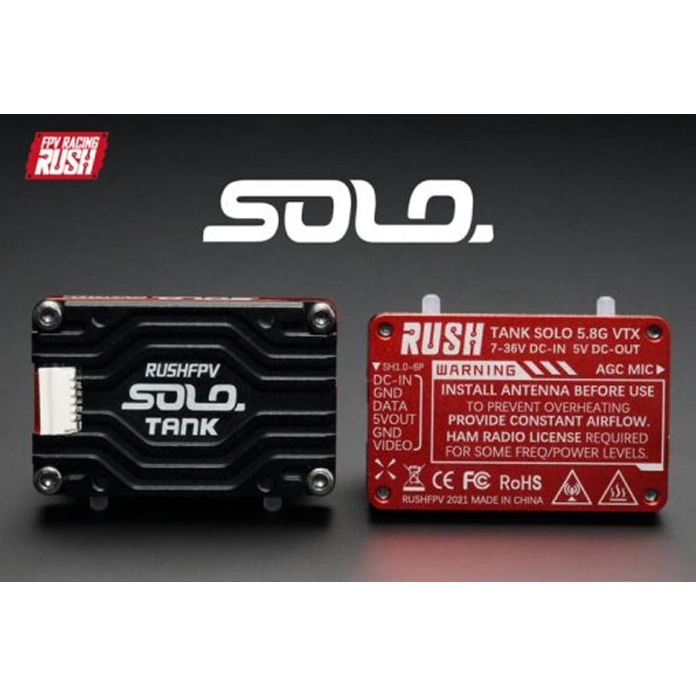RUSHFPV Rush SOLO TANK 5.8GHz 1W VTX w/ Smart Audio for fpv drones 1