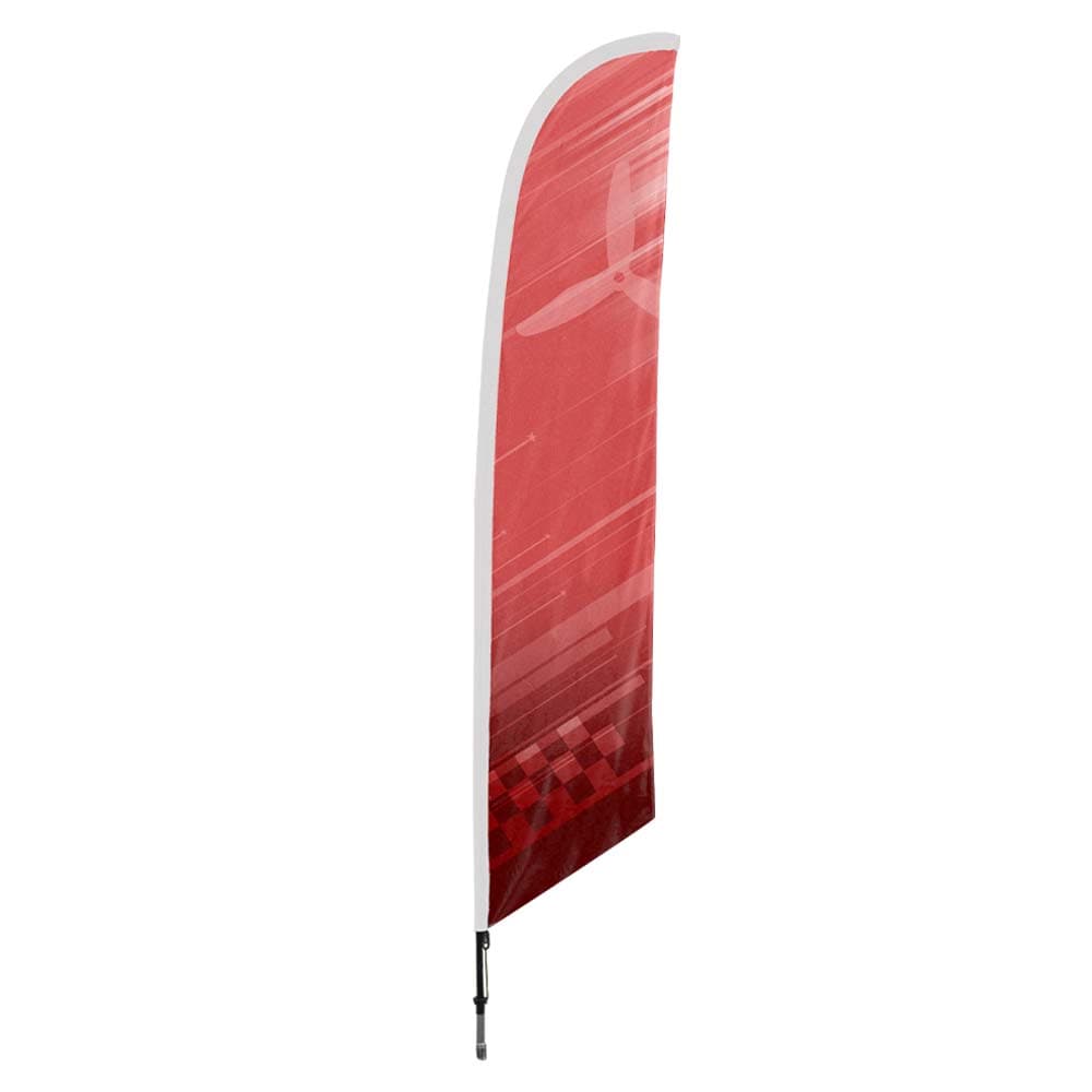 FPV Drone Racing Vlag (4 meter) - ROOD for fpv drones