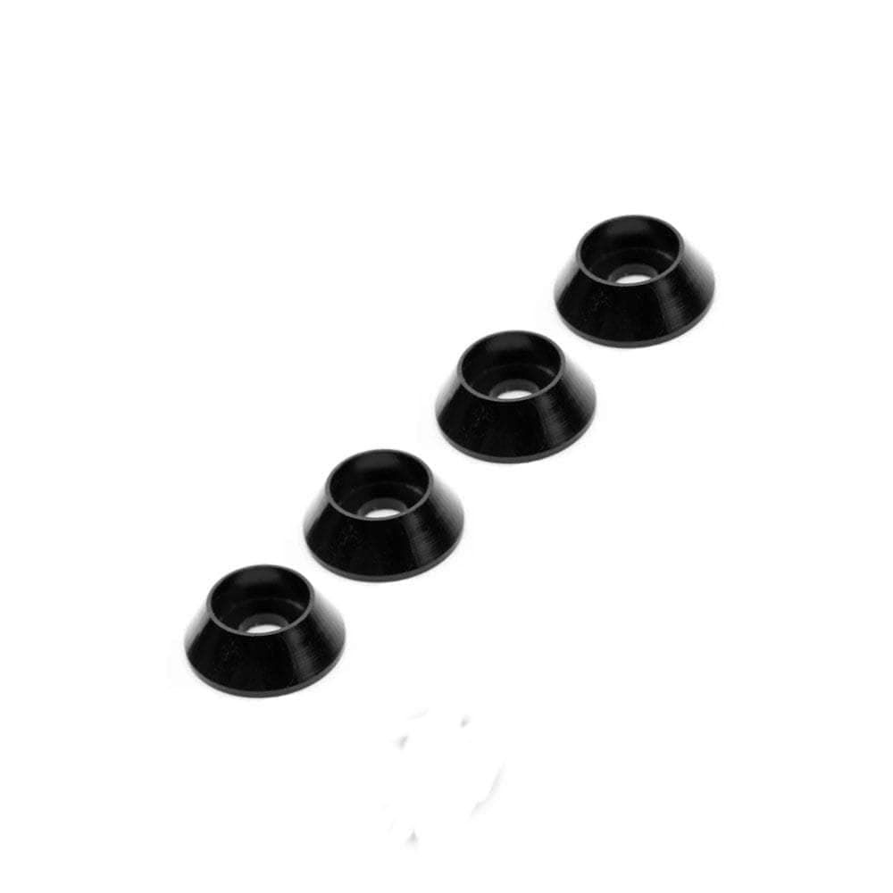 ImpulseRC M3 Aluminum Cone Washer 4 Pack - Black for fpv drones