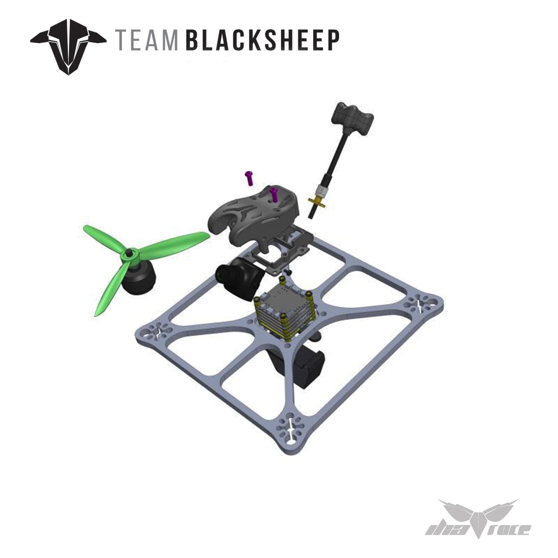 Frame TBS G2 5″ fibra de carbono for fpv drones 3