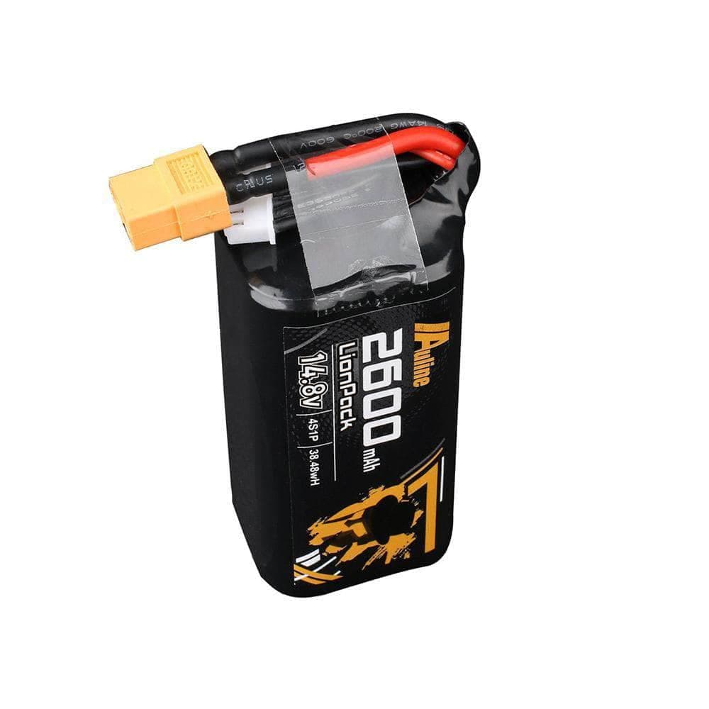 Auline 14.8V 4S 18650 2600mAh 1C Li-Ion Battery w/ Built-In Protective Board  - XT60 for fpv drones 2
