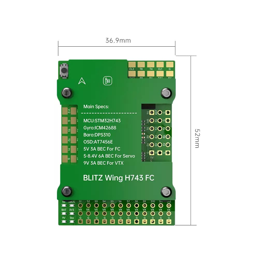 iFlight BLITZ Wing H743 Flight Controller for fpv drones 5