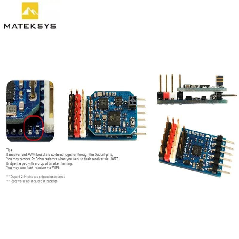 MATEK CRSF TO PWM Converter CRSF-PWM-6 CRSF-PWM-C for fpv drones 7