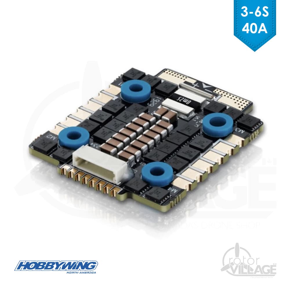 Hobbywing XRotor 40A 3-6S 4-in-1 BLHeli_32 ESC for fpv drones 1