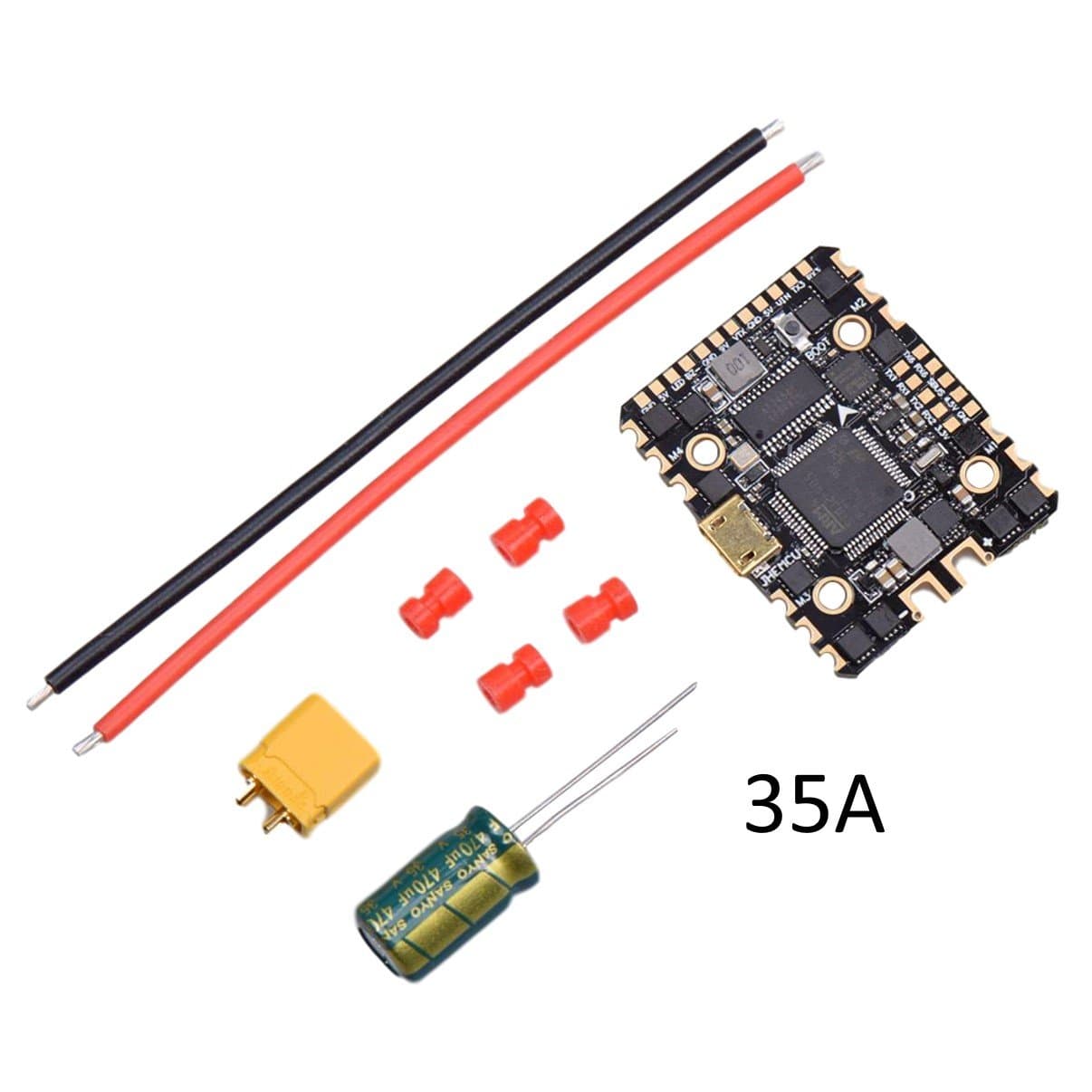 GHF420 AIO Toothpick Flight Controller (20A / 35A, 2-6S) for fpv drones 24