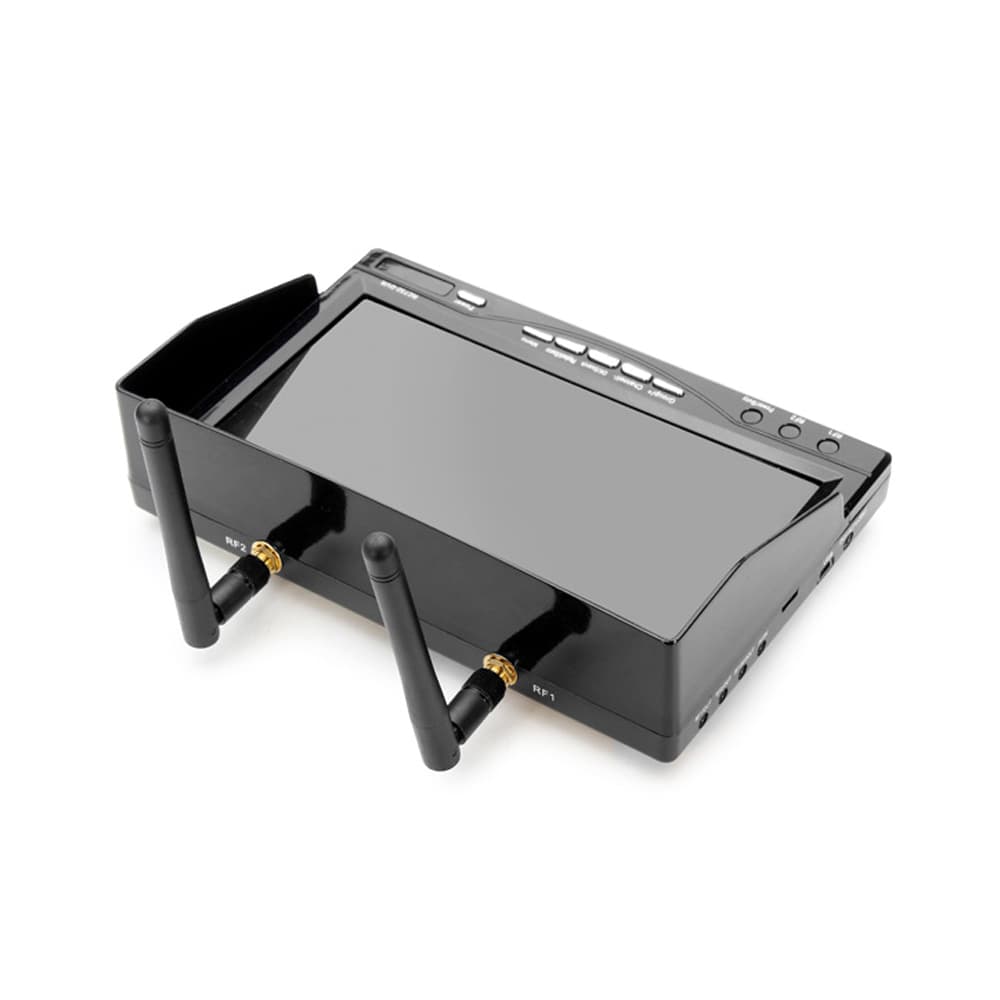 RC732-DVR 7 inch 5.8GHz 32 kanaals FPV monitor - ZWART for fpv drones 3