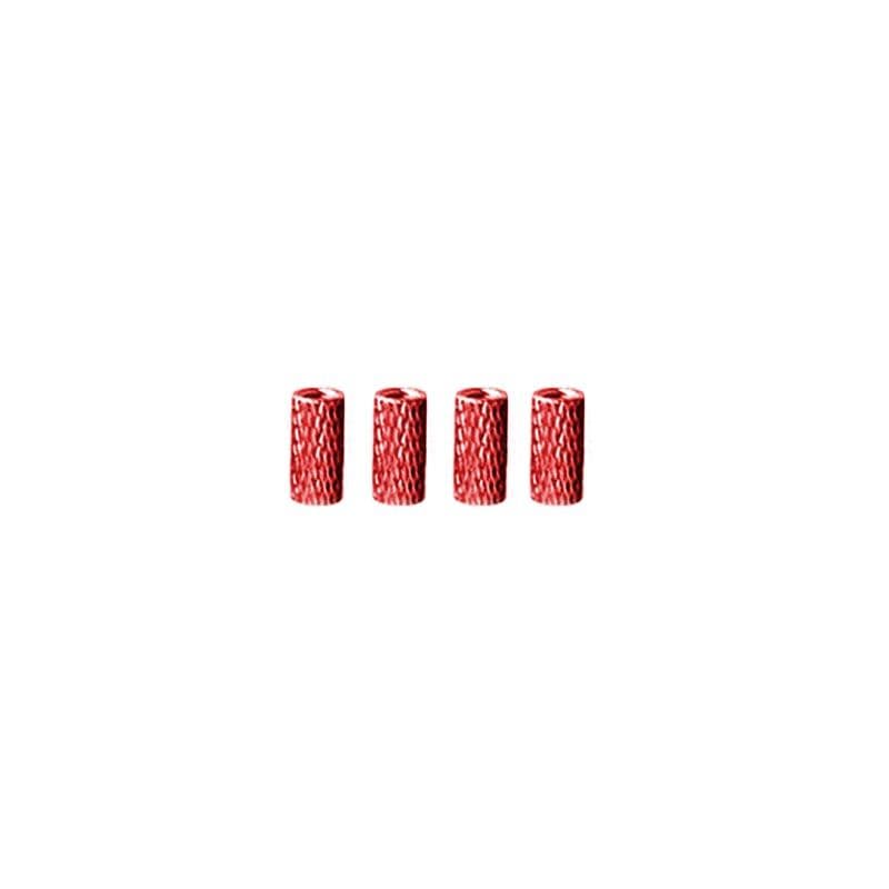 M3 Aluminium Standoffs (4 stuks) - GEKARTELD - 15mm - ROOD for fpv drones