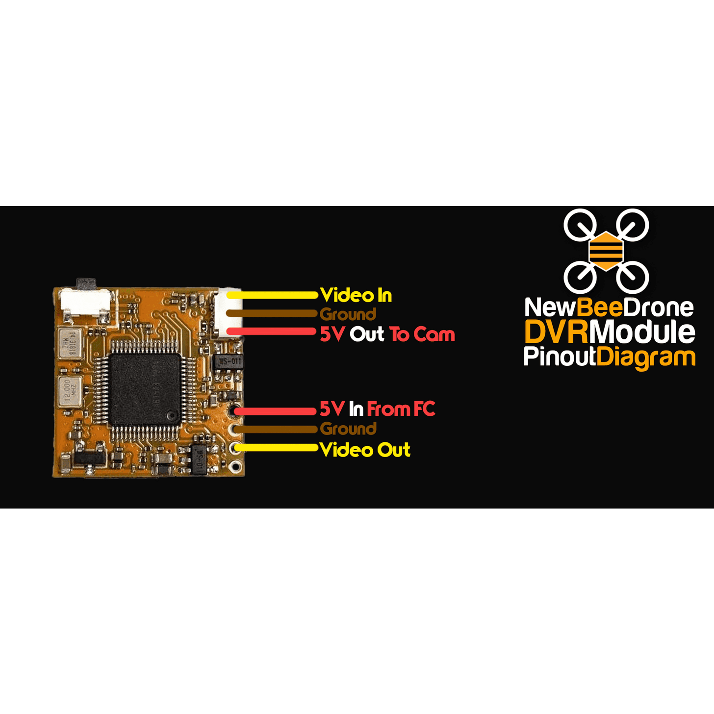 NewBeeDrone DVR Module for fpv drones 5