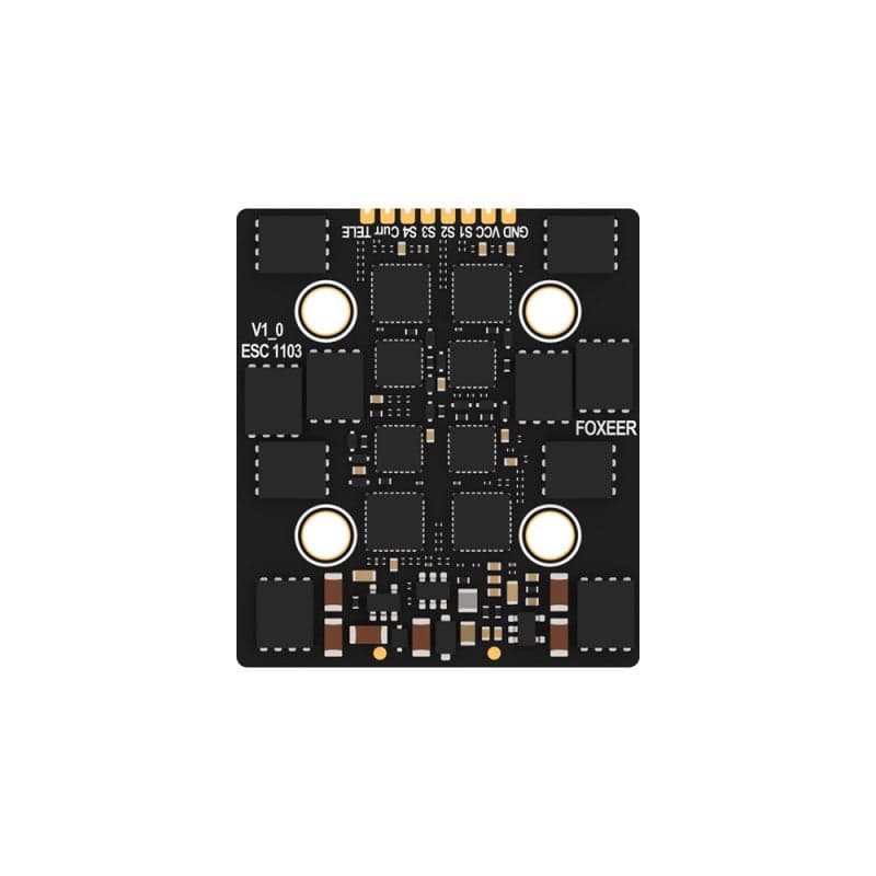 Foxeer Slim Mini Reaper F4 AM32 128K 32Bit 60A 3-8S 4in1 ESC - 20x20mm for fpv drones 4
