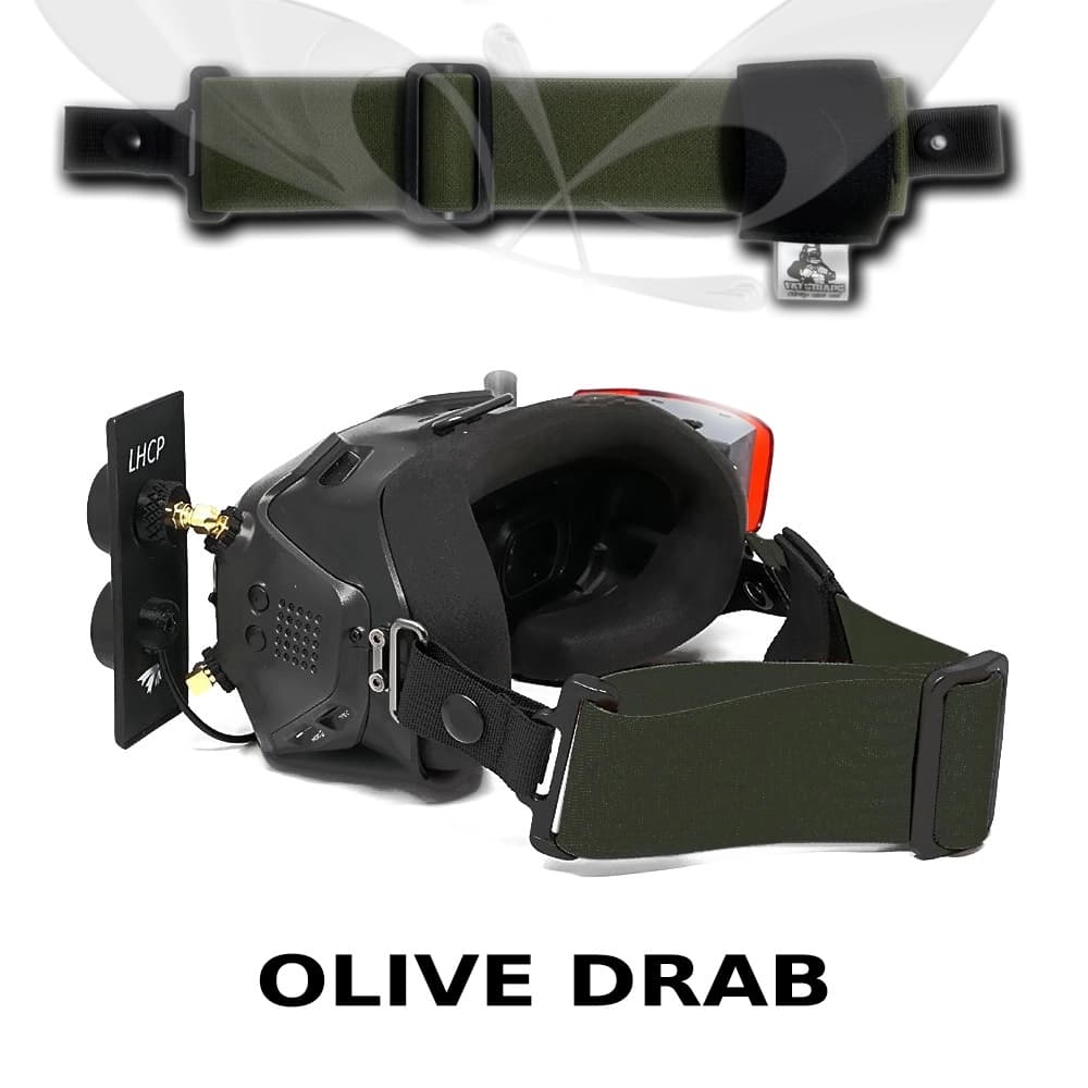 FatStraps HD Goggle Strap - DJI FPV/Avatar/Dominator/HDZero - 2.5  for fpv drones 2