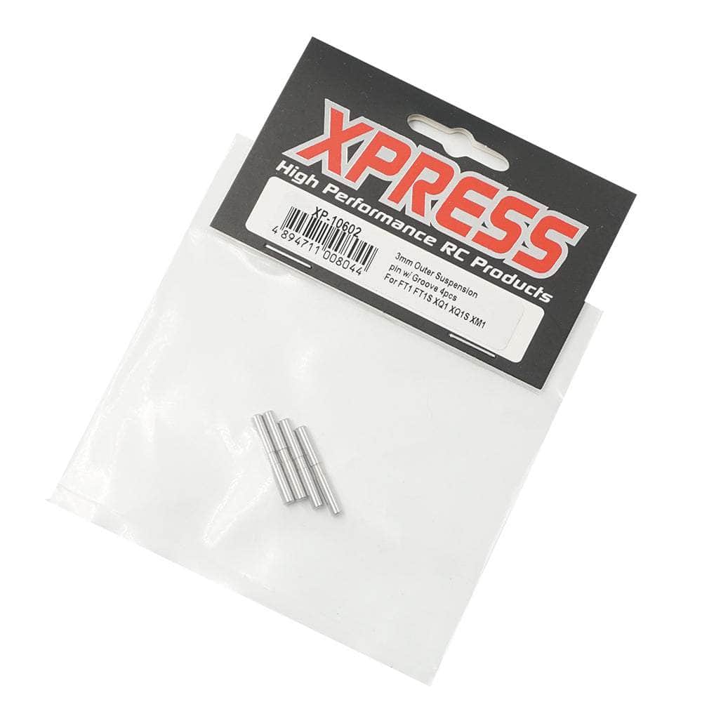 XP-10602, 3.0mm Outer Suspension pin w/ Groove 4pcs for fpv drones 1