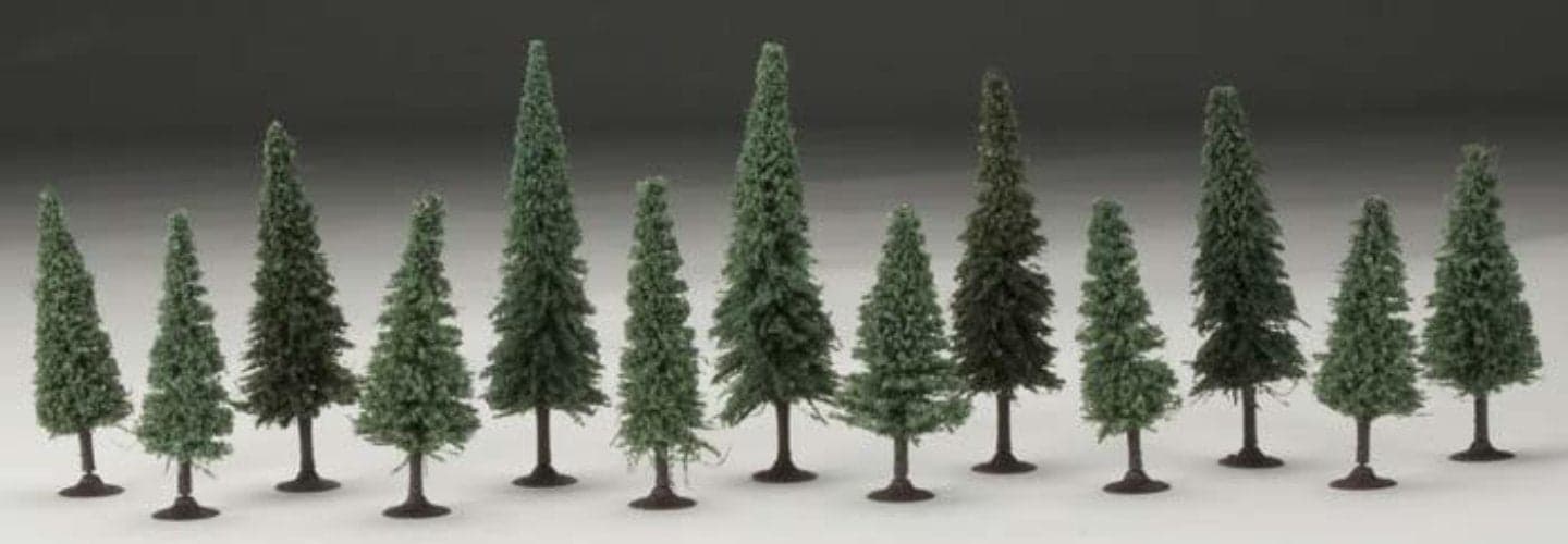 Woodland Scenics TR1586 N/HO Evergreen 4-6" (13) Train Scenery for fpv drones