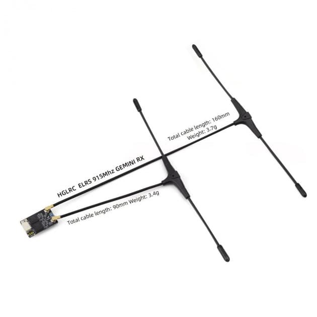 HGLRC ELRS Gemini 868Mhz RC receiver for drones for fpv drones 1