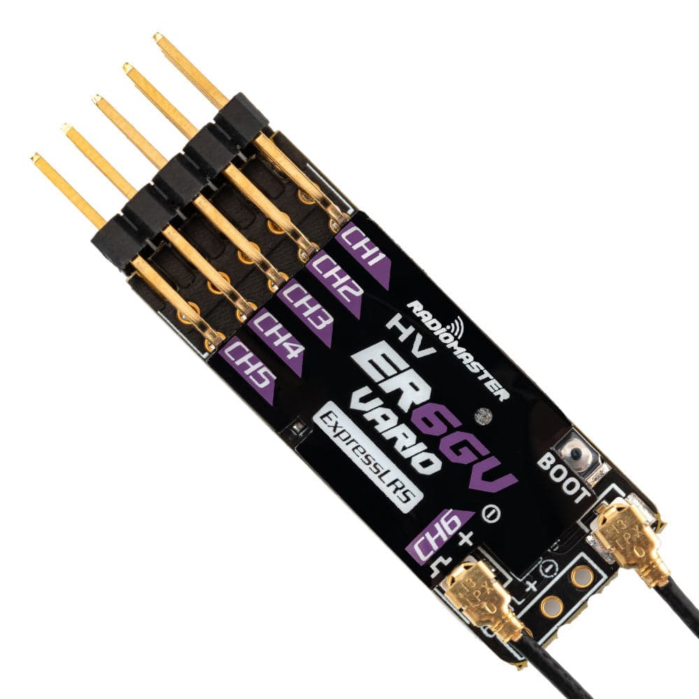 RadioMaster ER6G & ER6GV 2.4GHz ELRS PWM Receiver for fpv drones 3