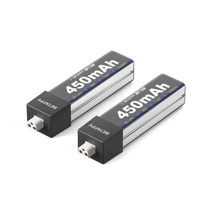 BetaFPV BT3.0 450mAh 2S 30C Lipo Battery (2PCS) for fpv drones 1