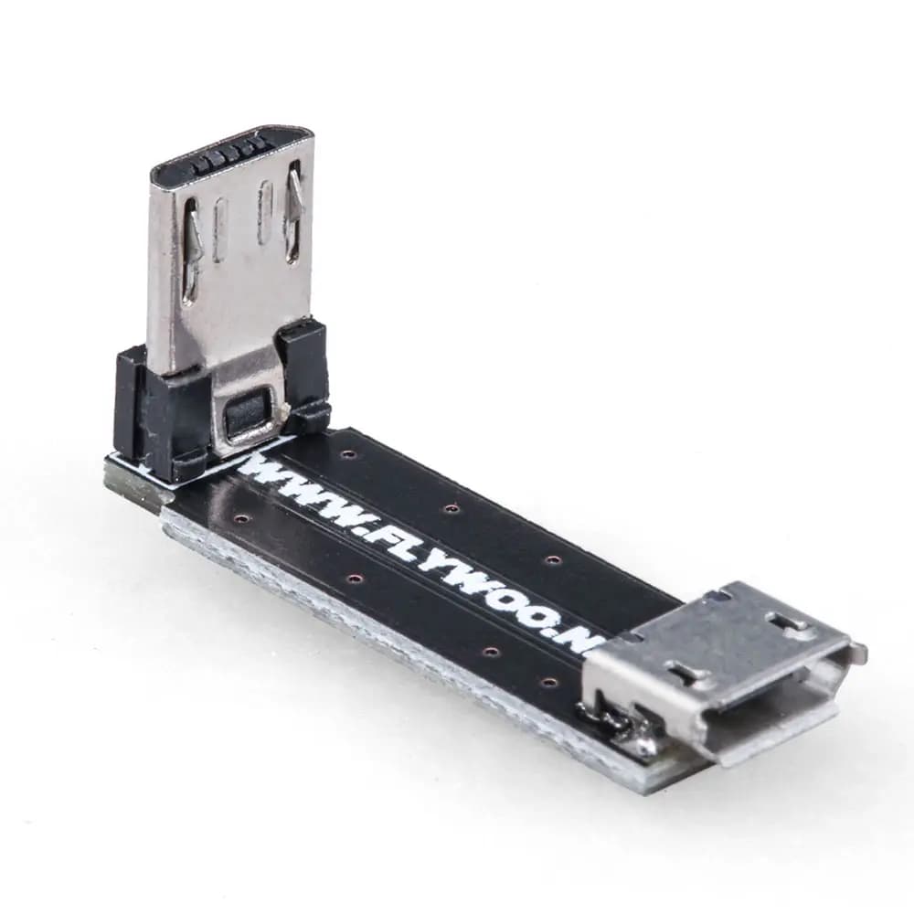 Flywoo Chasers / Vampire - 90° Micro USB Adapter (2pcs) for fpv drones