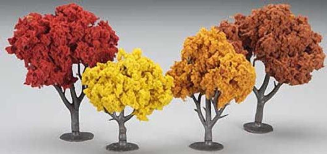 Woodland Scenics TR1577 N/HO Fall Deciduous Trees 3-5" (14) Train Scenery for fpv drones