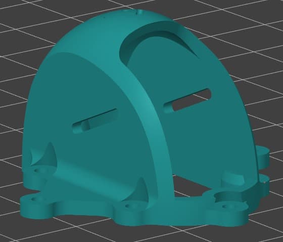AOS T3 3D Printed Canopy (14mm Nano Cameras) for fpv drones 6