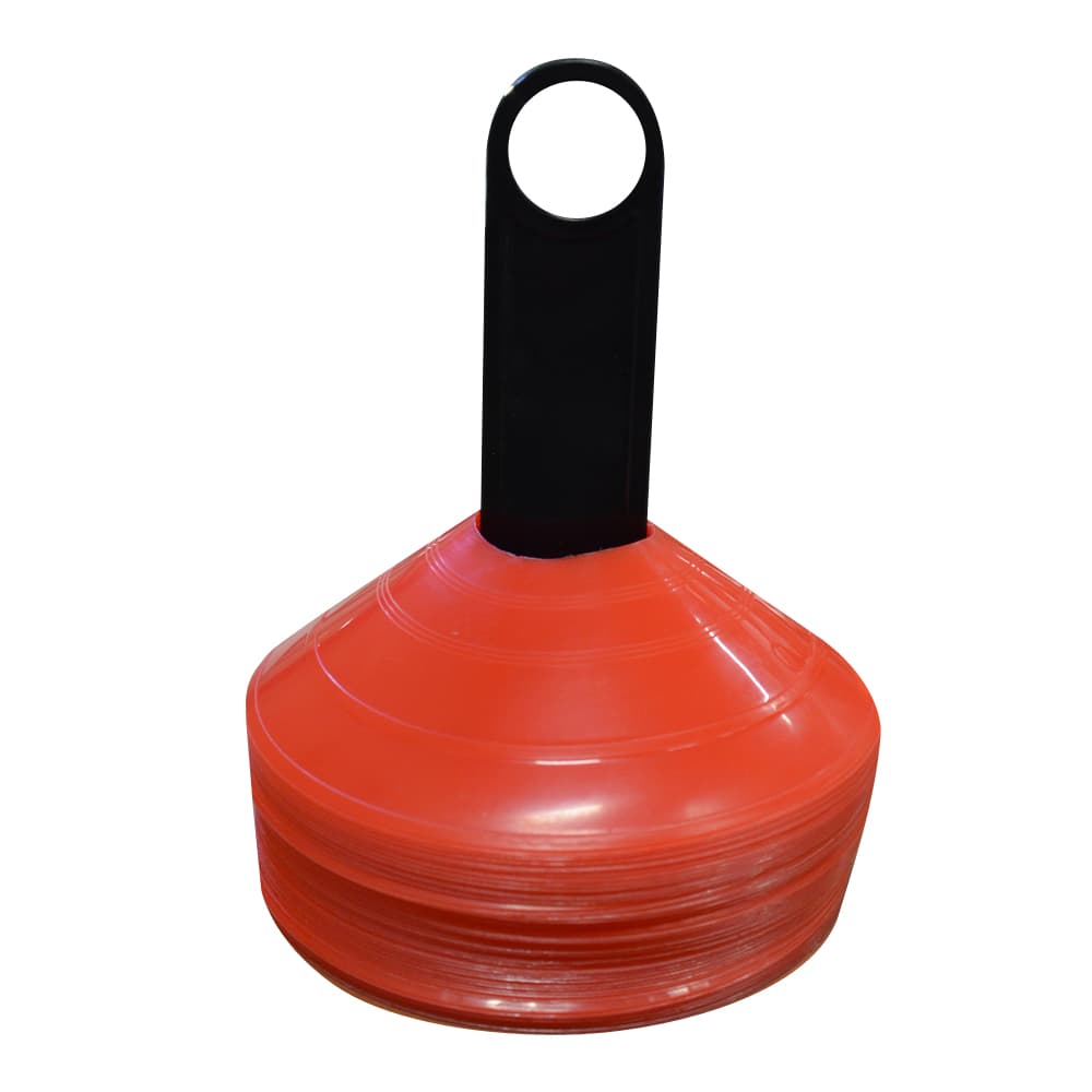 50 Parcours Discs inclusief Houder - ROOD