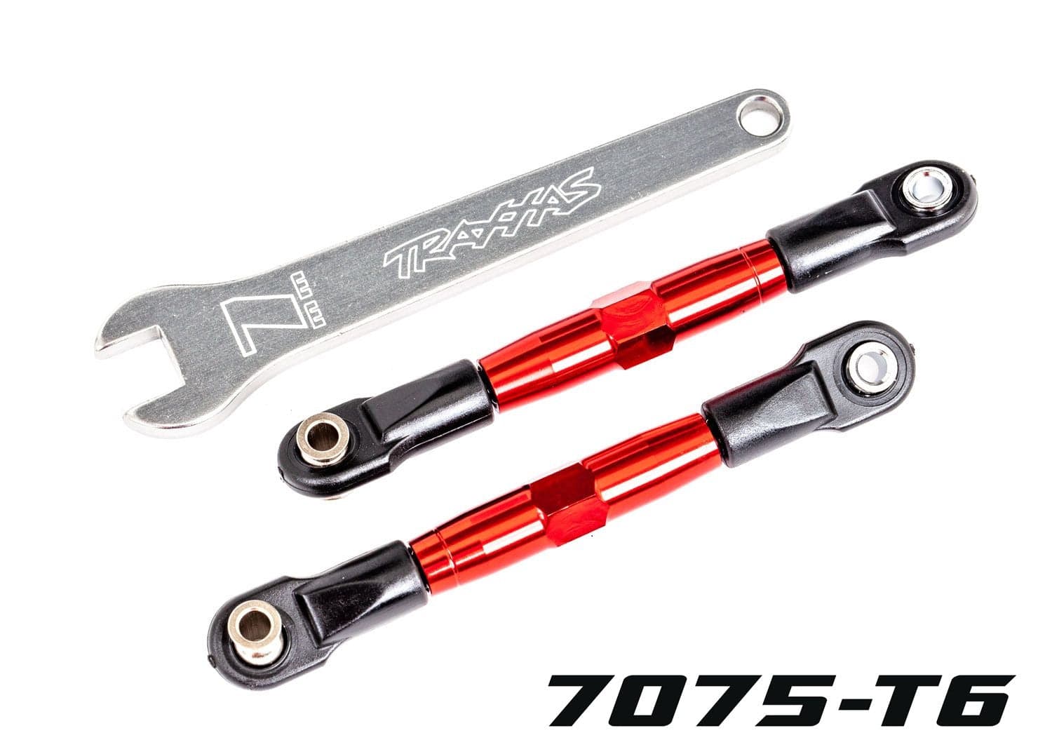Traxxas 2444R TUBES 67 mm Red Aluminum Front Camber Links (2) Drag Slash for fpv drones