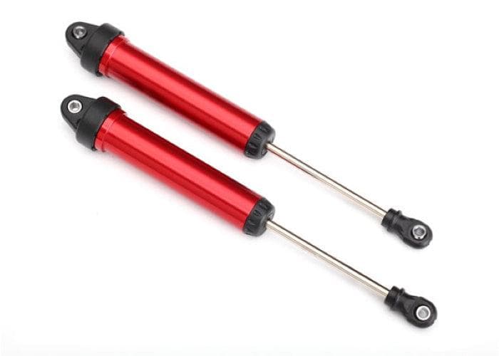 Traxxas 8461R Shocks GTR 160mm Aluminum Red (Rear, No Threads) Desert Racer for fpv drones