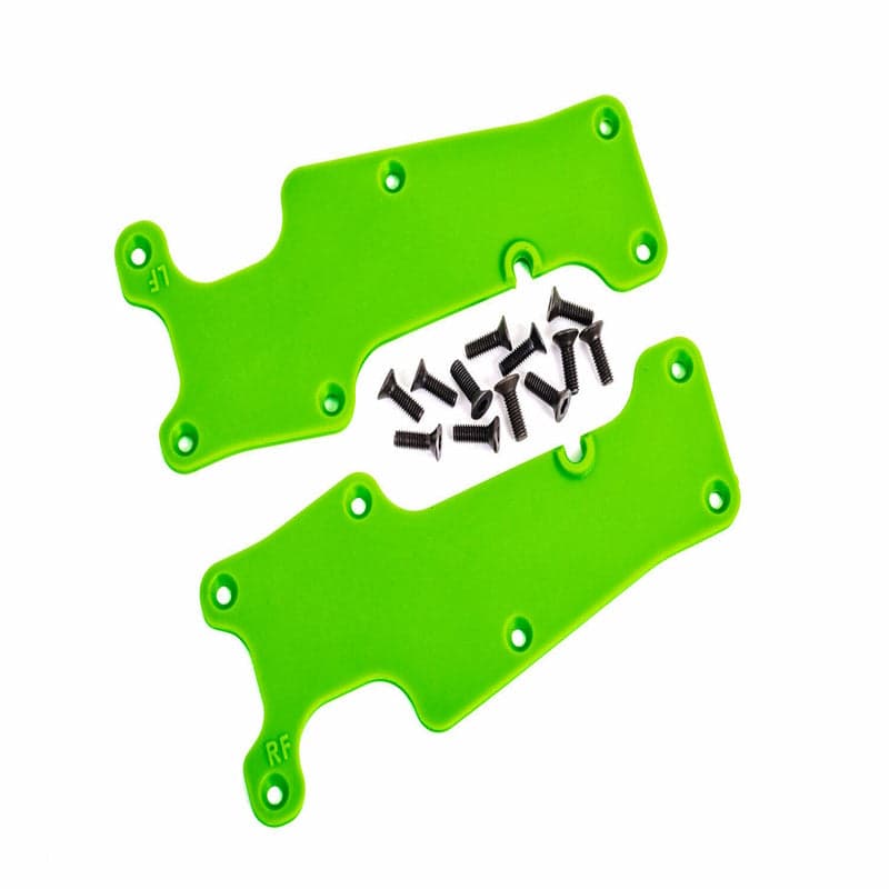 Traxxas 9633G Suspension arm covers, GREEN, front (left and right) for fpv drones