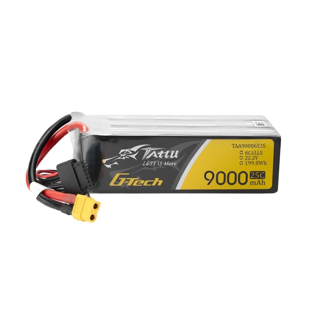 Tattu G-Tech 9000mAh 6S 25C LiPo Battery - XT60 - 11.75