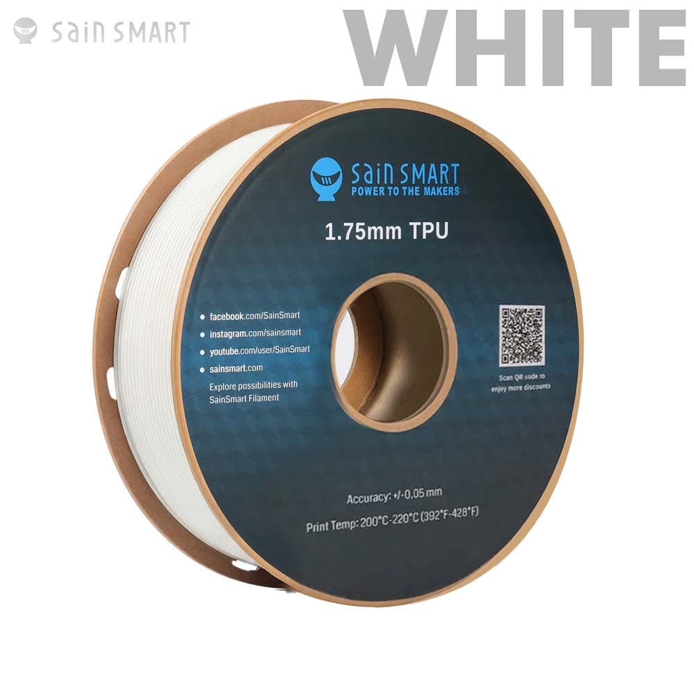 SainSmart TPU Filament for FPV - 1.75mm 1KG - WIT