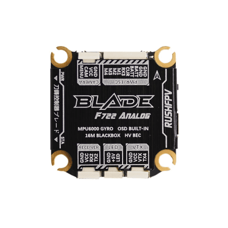RUSHFPV RUSH BLADE F722 FC & 50A 30x30 Sport Edition & RUSH Tank II VTX Stack for fpv drones 1