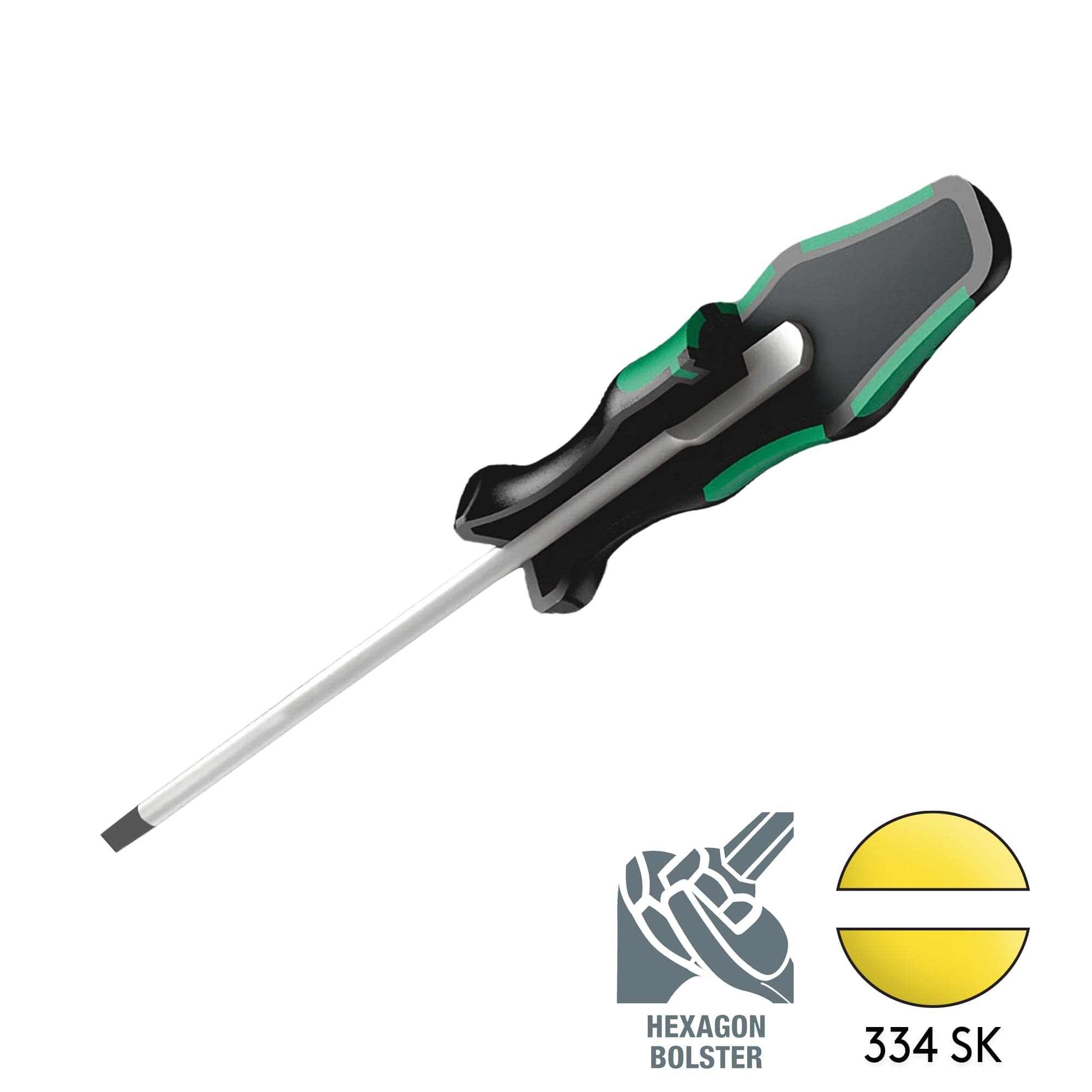 Wera 334 SK 1.2 x 6.5 x 125mm Slotted Flat Head Screwdriver (Hex Bolster Edition) 05007674001 for fpv drones 1