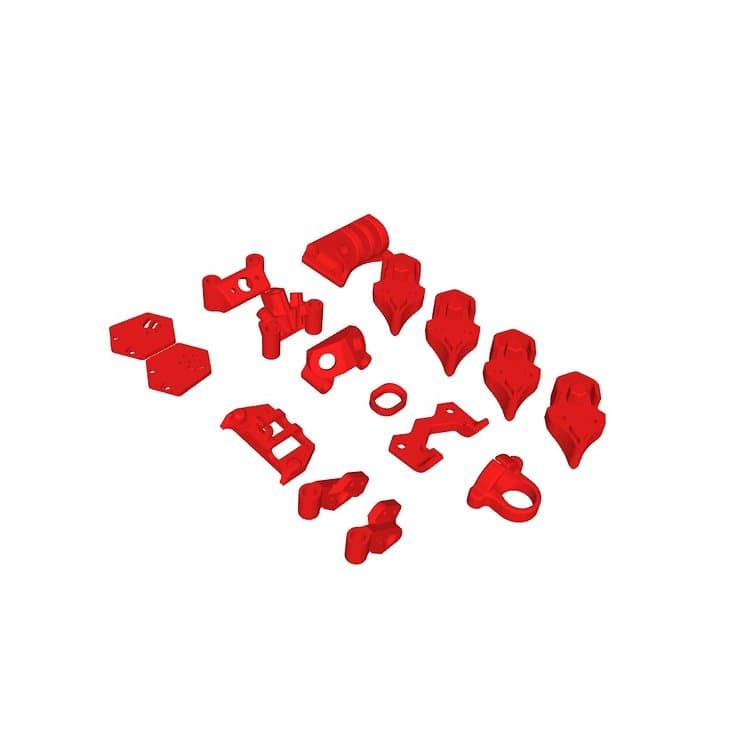 SpeedyBee Master 5 3D printing TPU set red for fpv drones
