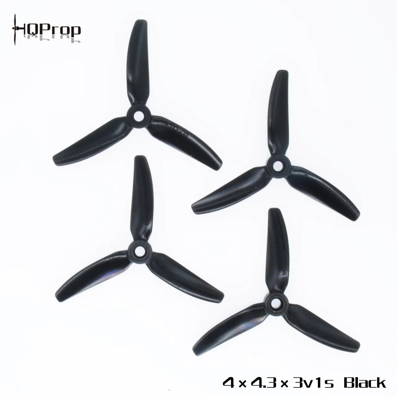HQProp 4X4.3X3V1S (2CW+2CCW)-Poly Carbonate for fpv drones 3