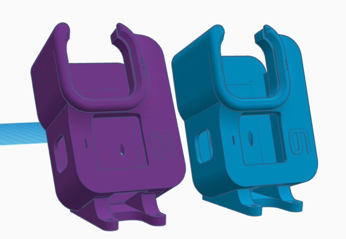 Vertical GoPro Mounts for fpv drones 3
