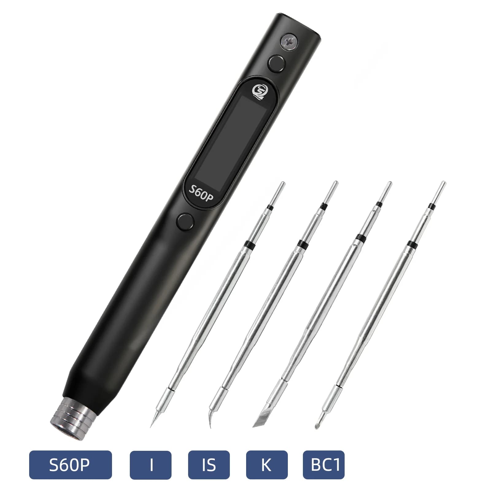 Sequre S60P Soldering Iron with K+I+IS+BC1 Tips for fpv drones