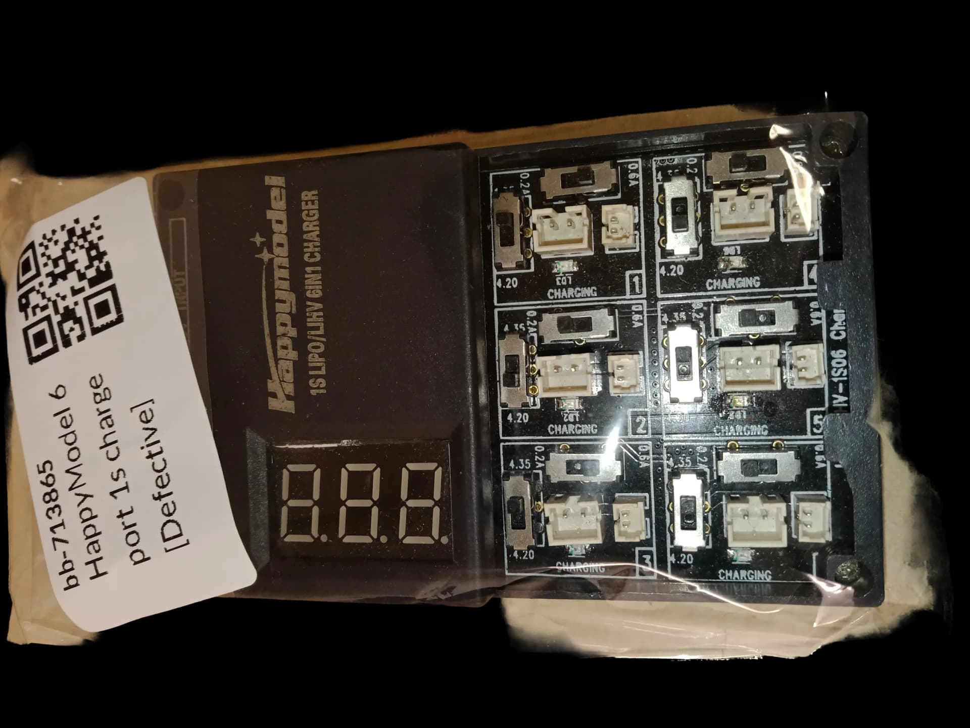 Happymodel 6 port 1s Charger [Defective] for fpv drones