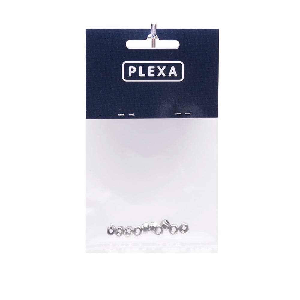 Plexa Stainless Steel Self Lock Nuts M2.5 (10 pack) for fpv drones 1