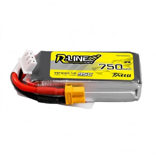 Tattu R-Line 750mAh 2s 95c LiPo Pack (XT30)