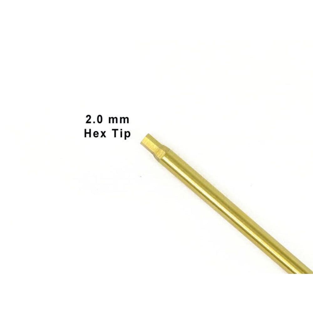 Pyrodrone 2mm Titanium Nitride Coated Replacement Tip for Hex Driver for fpv drones