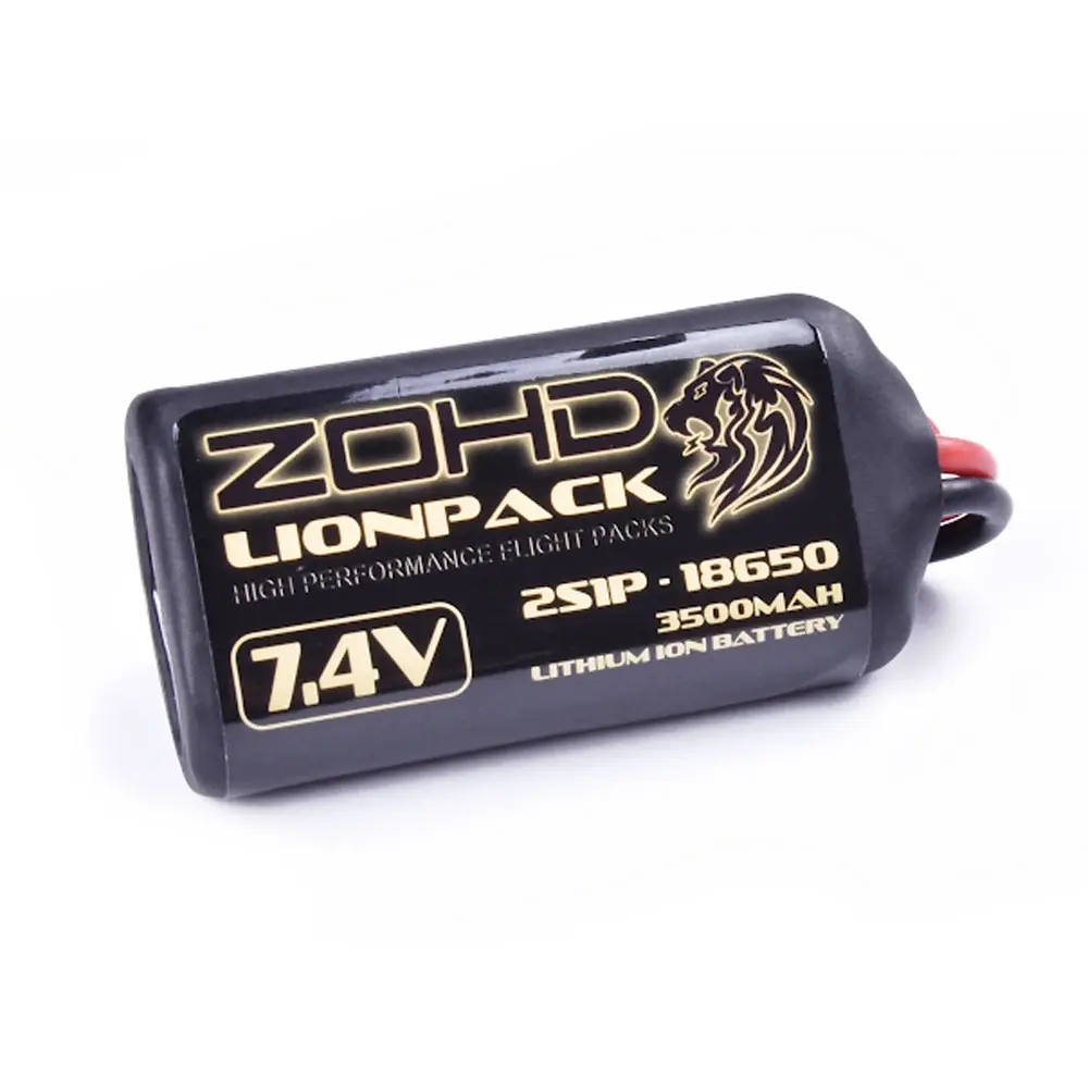 ZOHD Lionpack 18650 2S1P 3500mAh 7.4V Li-ion Battery - 1.5 for fpv drones 1