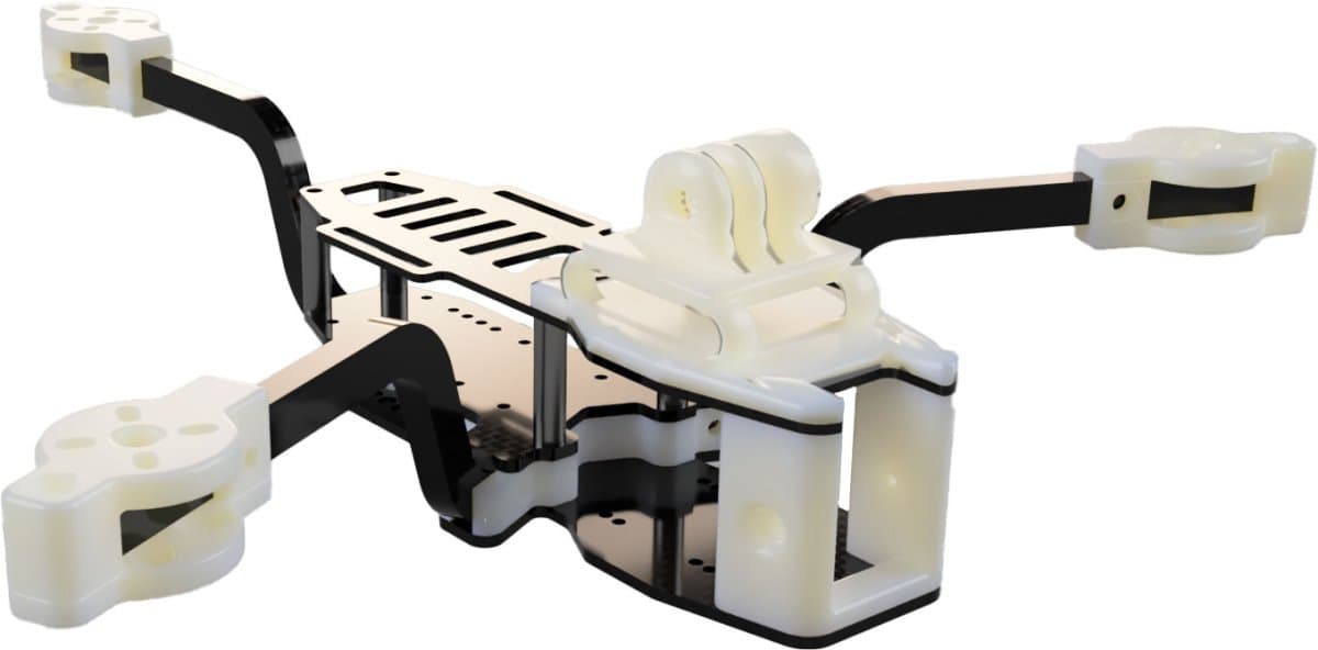 sYx-Four Hexacopter Frame for fpv drones